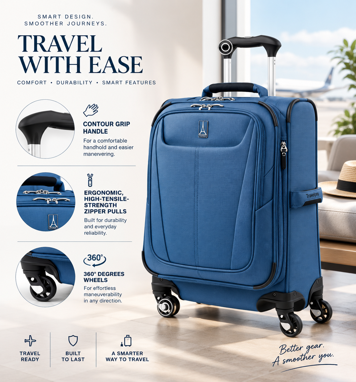Amazon Basics Hardside Spinner Luggage 21-Inch product photo