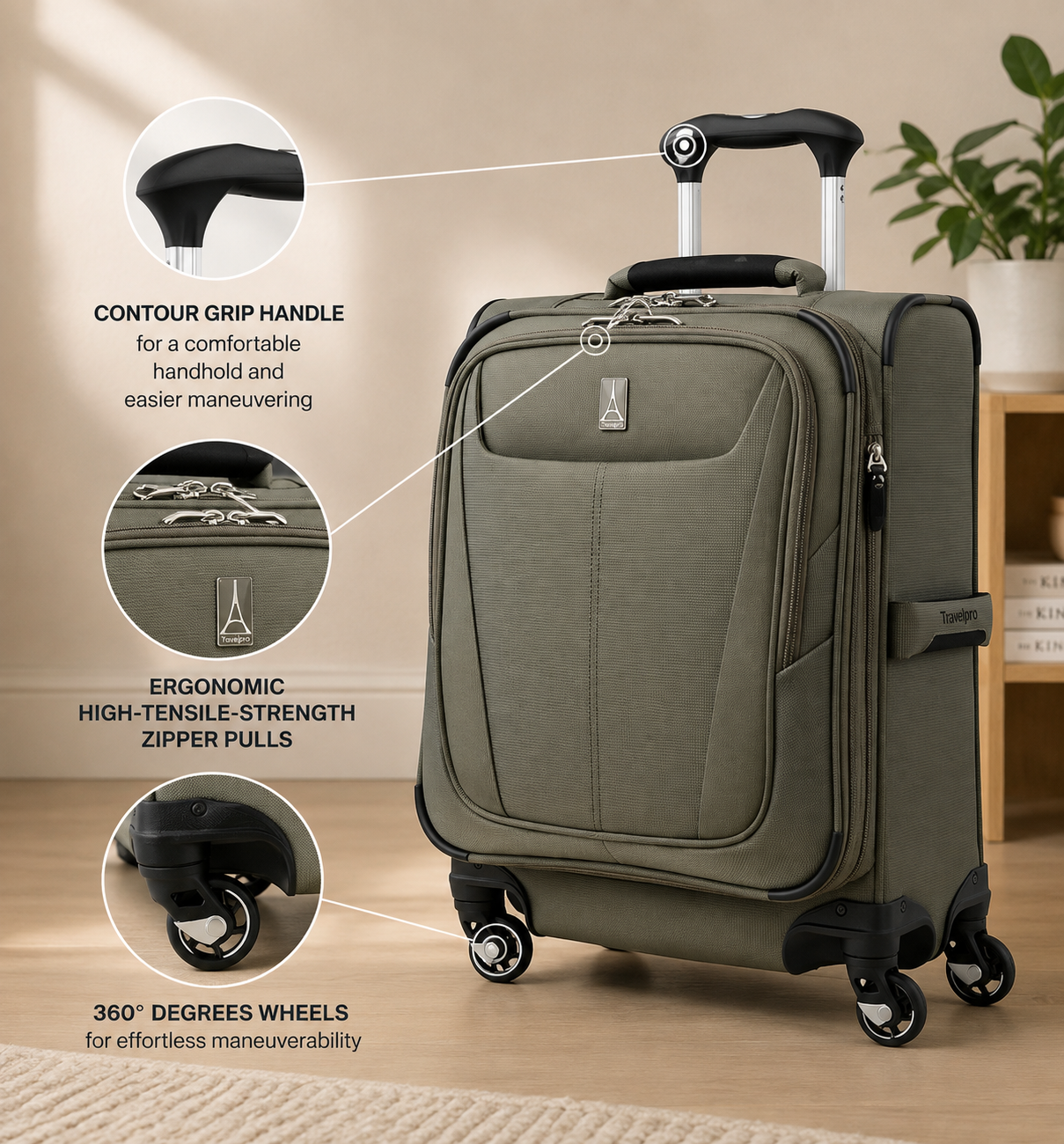 Travelpro Maxlite 5 Softside Expandable Spinner 21-Inch product photo